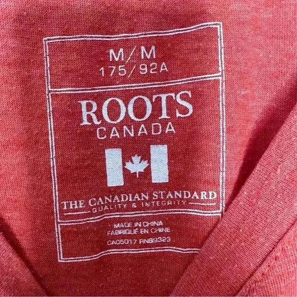 Roots T-Shirt Orange & Yellow Size Medium - Picture 7 of 16